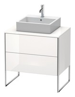 Duravit Xsquare Konsolenwaschtischunterschrank Bodenstehend Mit 2 AuszüGen...