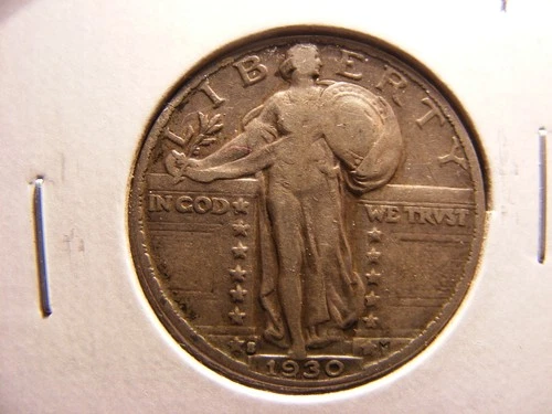 1930-S Standing Liberty Quarter Dollar, Fine ++