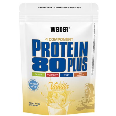 Joe Weider Protein 80 Plus, 500 g Beutel, Vanille
