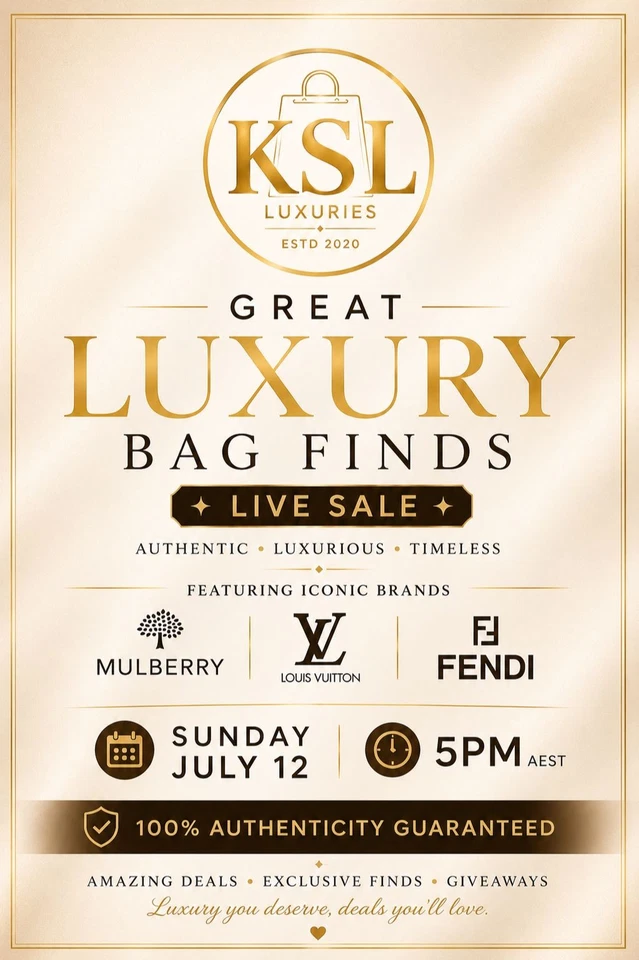 Good Deals for Vintage Luxury Bags!!!