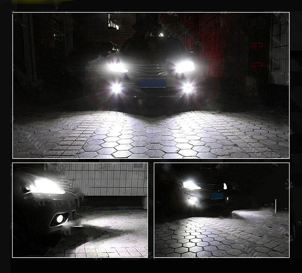 Kit combo 9005 H7 lâmpadas de faróis de LED feixe Hi/Lo para Kia Optima Forte 2017-2018 - Imagem 2 de 4