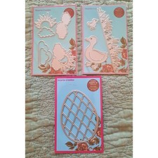 Surprise Creation Die Lot of 3 New in Package Egg Ducks Sun Easter Spring