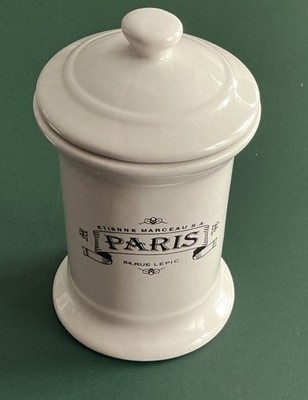 Etienne Marceau Paris 64 Rue Lepic Canister With Lid Designpac Green