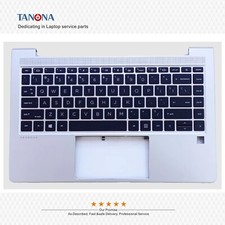 New N01287-001 For HP Probook 440 G9 Palmrest Upper Case w/SD Backlit Keyboard