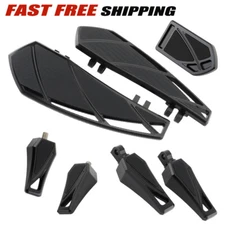 CNC Floor Boards Shift Pegs & Foot Pegs Brake Pedal Kit For Harley Touring FLH