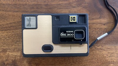 Kodak Disc 3100 Camera Gold and Black Vintage 1980's Untested | eBay