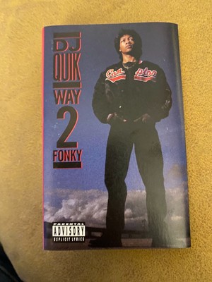 DJ Quik *Way 2 Fonky *j-card *INSERT ONLY *NO cassette tape OR case included NM-