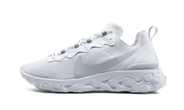 nike react element 55 white platinum