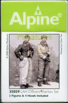Alpine Miniatures 35059, LAH Officers Kharkov Set (2 Figuren), Maßstab 1:35