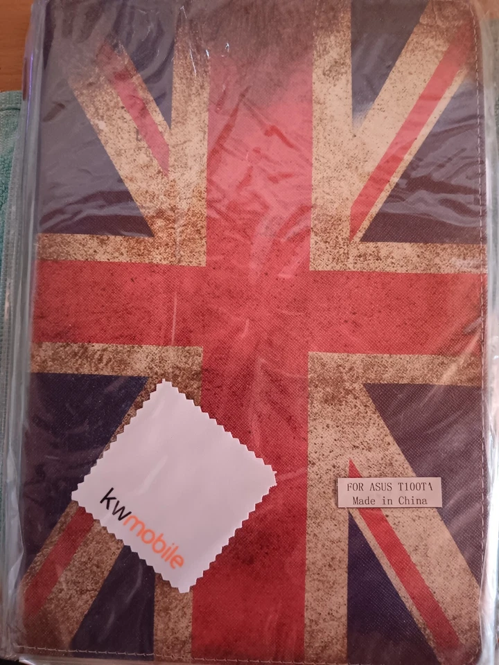 Kunstledertasche Retro Flaggen Design (England)  Asus Transformer  Book T100TA - Bild 2 von 3