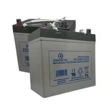 Jazzy 614 Battery Replacement Kit, also replaces Jazzy 1120 Models - 2 Pack 22NF