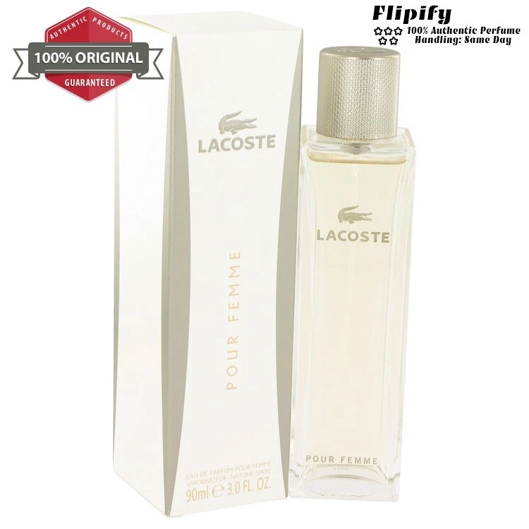 Lacoste Pour Femme Perfume EDP Spray for Women 3 1.6 1 oz 90 50 30 ML NEW