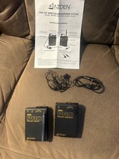 Azden Wireless Microphone WR-PRO, WM-PRO Transmitter and Receiver