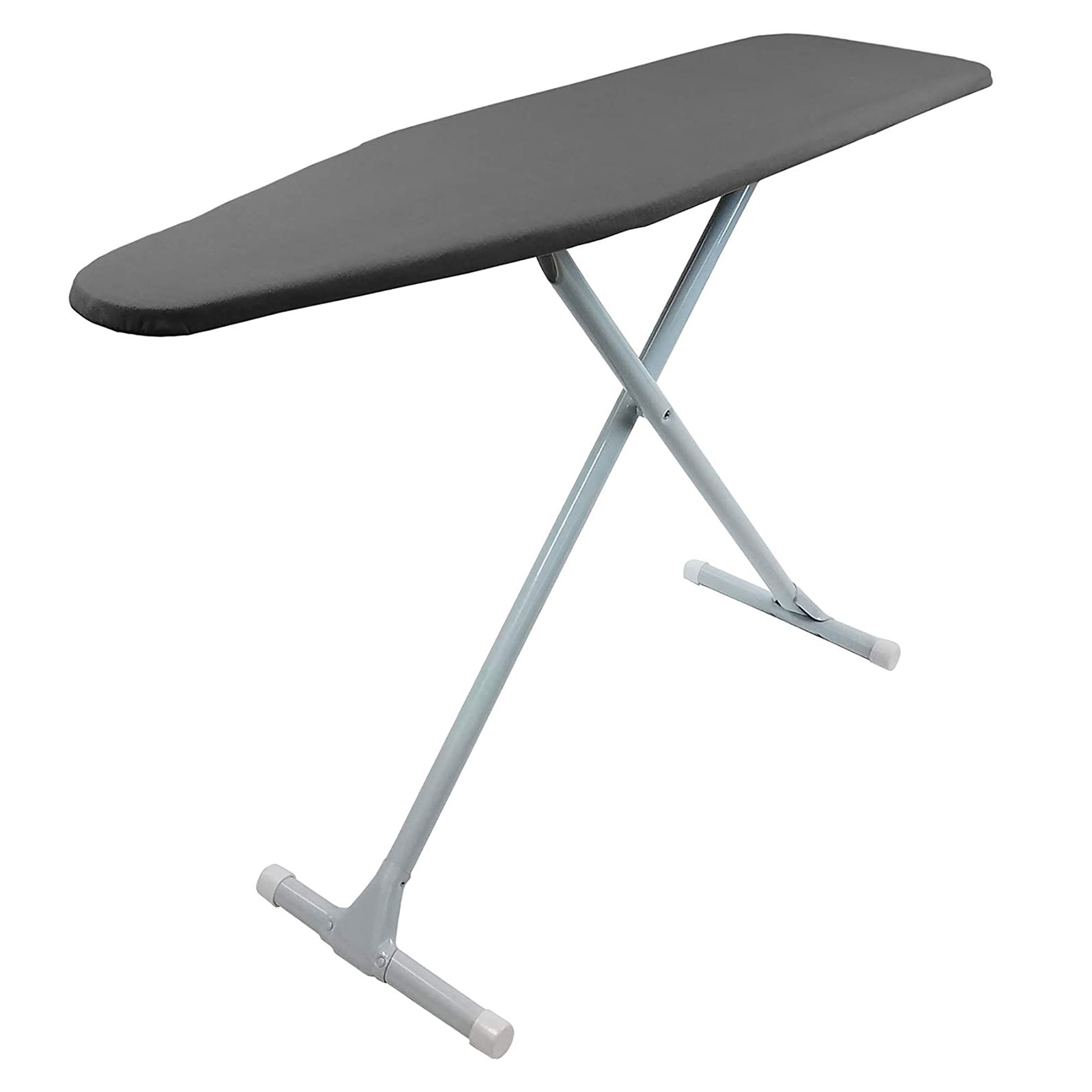 Homz Foldable Adjustable Ironing Board w/Foam Pad & Cotton Cover,Gray (Open Box)-image