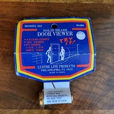 VINTAGE PEEP HOLE SEE ALL 190 DEGREE VIEW DOOR VIEWER UNUSED