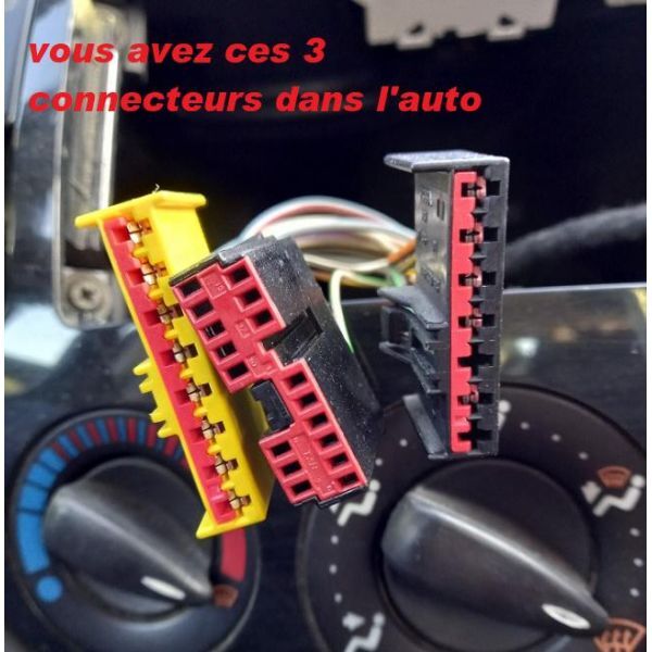 Commande au volant Ford Focus 1998-2004 commande autoradio d'origine noire