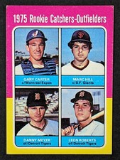 1975 Topps Baseball #620 1975 Rookie Catchers Outfielders Gary Carter