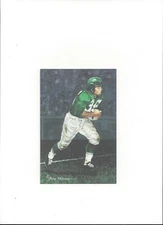 Pete Pihos Eagles unsigned Goal Line Art Card with slight corner wear