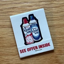 Reddi Wip Whipped Cream Matchbook 1976 Free Can Offer - Unstruck - Full - Hunt's