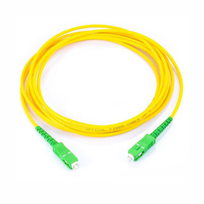 5PK 10 ft Singlemode Fiber Optic Jumper SC/APC-SC/APC Simplex LP-FO-SCA-SCA-02