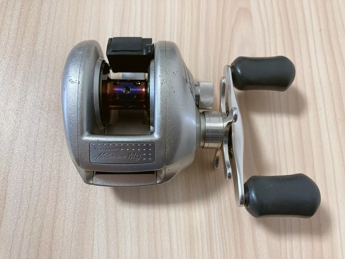 Shimano Baitcasting Reel Scorpion Metanium Mg Left Made In Japan