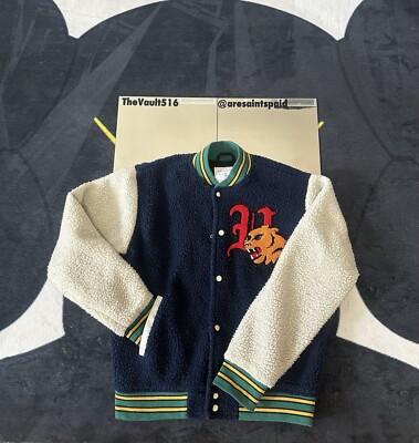 Urban Outfitters Sherpa Graphic Varsity Jacket - SIZE M