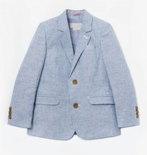 John Lewis Heirloom Collection Boys Blazer Light Blue For Age 4