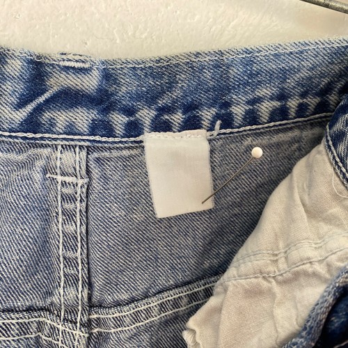 Gonna denim vintage anni '80 Tioga Sport da donna taglia 6 conchos western con lacci - Foto 10 di 10