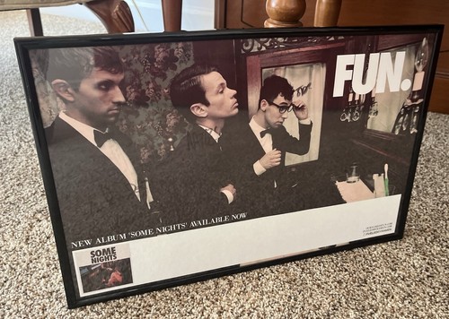 Fun. (Band Music Group) Autographed Signed Poster Some Nights Fueled By Ramen - Picture 13 of 14