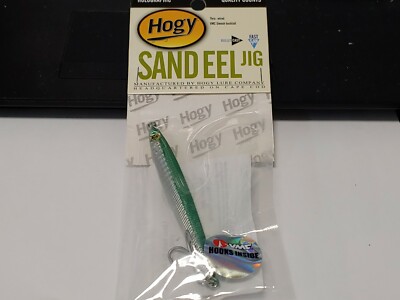 Hogy Lures SAND EEL JIG GREEN COLOR 1/4oz FREE SHIPPING