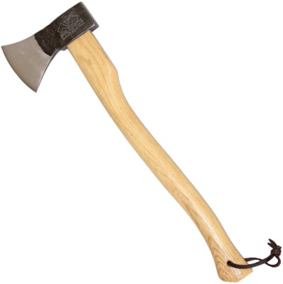 Prandi Germany Style 8.25 Carbon Steel Axe Head 5.25 Cutting Edge Hickory Handle