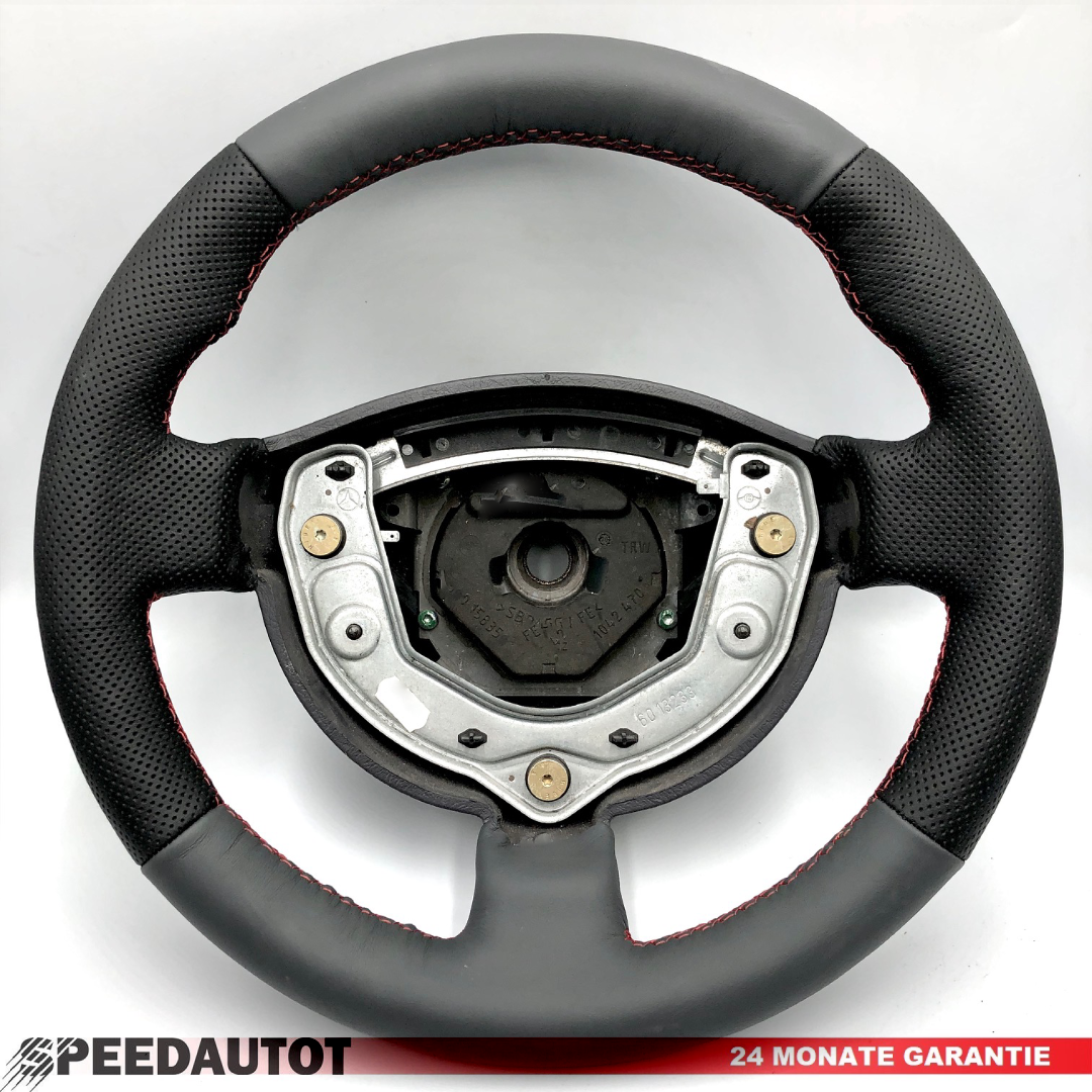 Tuning Lederlenkrad MERCEDES W168 A KLASSE NEU LEDER Schwarz Grau tuning-lederlenkrad-mercedes-w168-a-klasse-neu-leder-schwarz-grau