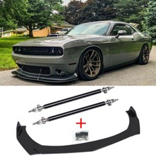 For Dodge Challenger Rt Sxt Srt Se Srt8 Front Bumper Lip Splitter Strut Rods