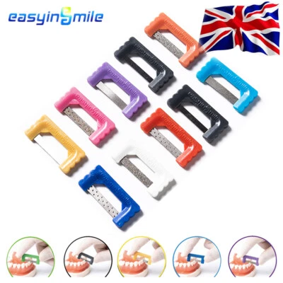 EASYINSMILE 10Pcs Orthodontic IPR Enamel Strip Kits Dental Interproximal Reduction strip Kit