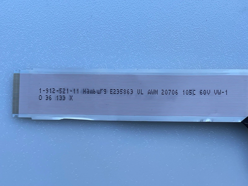 Sony XBR-49X800G Ribbon Cables 1-912-521-11 - Picture 2 of 2