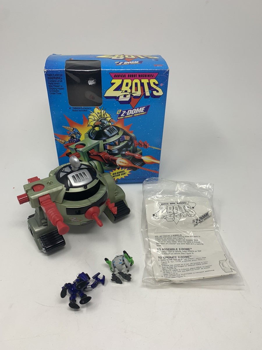 Rare 1993 Z-bots Zbots Micro Machines Z-Dome Vehicle in With