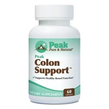 Peak Pure & Natural Colon Support - Colon Cleanse and Detox Supplement for Di...