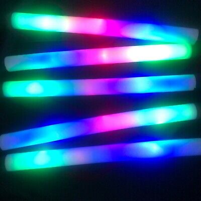 6 Pcs LED Flashing light up stick Multi Color Glow Stick Wand Party