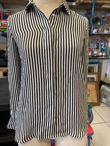 h&m striped long sleeve shirt