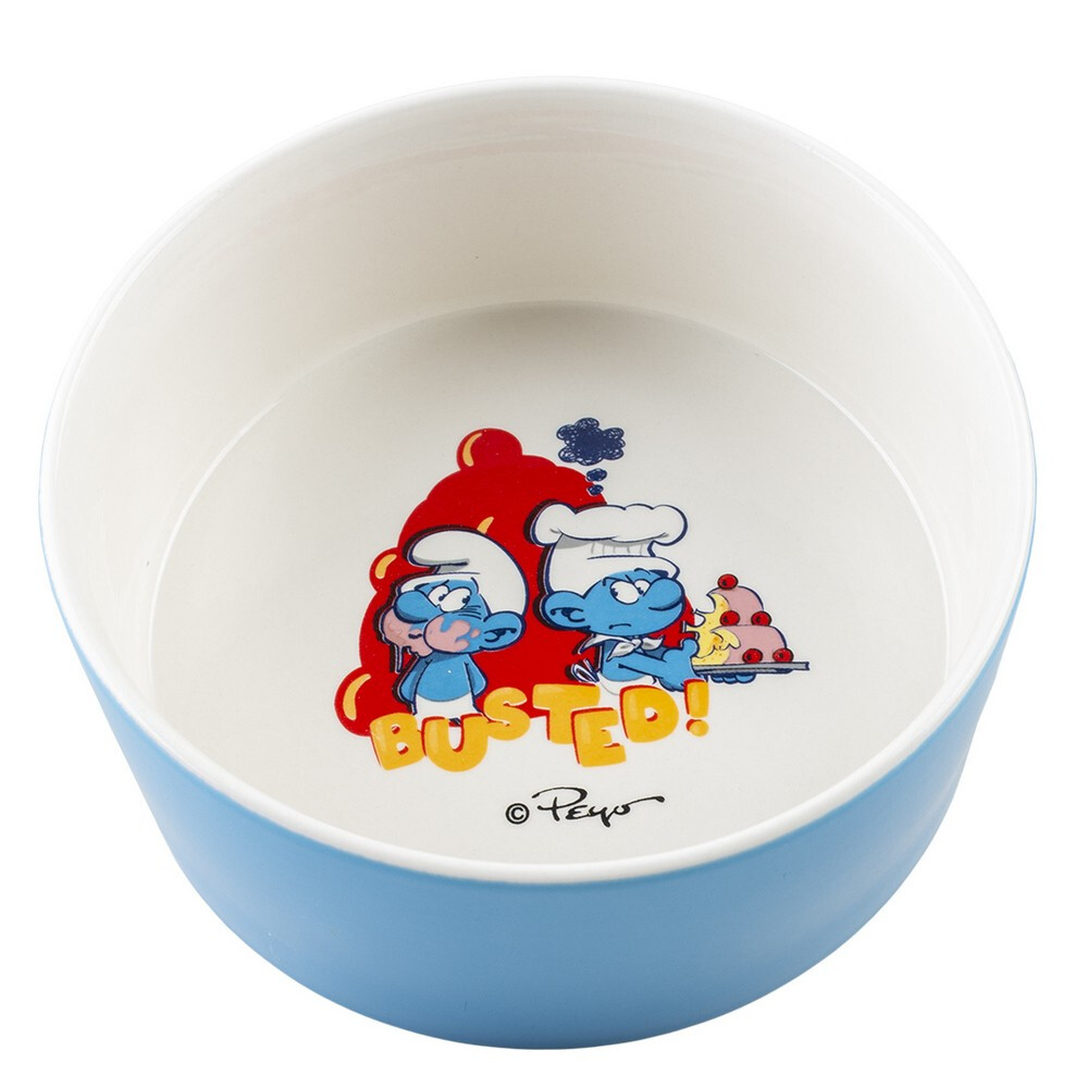 Duvoplus Les Schtroumpfs Ceramic Feeder, Smurf Cook (1000ml)