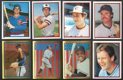 1983 Topps Stickers Complete Team Set Oddball with FOIL 83 | eBay