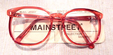 Vintage MAINSTREET Jenny Brown 52/21 P3 Round Eyeglass Frame New/Old Stock