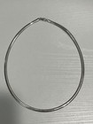 18” Italian 925 Sterling Silver Omega Necklace 20 Grams — photo 1