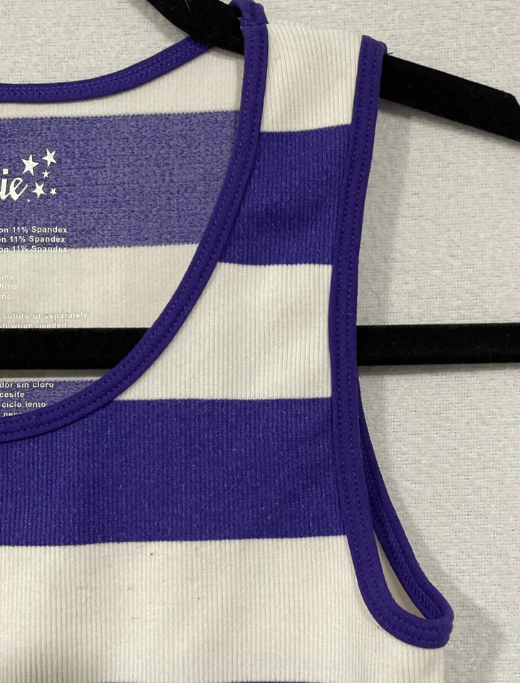 Camiseta sin mangas ENERGIE NIÑAS TALLA L/xL púrpura/blanca Foto 2 de 4