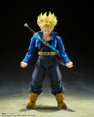トイガン 2D Dragon Ball Trunks Model, 29cm Super Saiyan Trunks Toy Figure 5.5 Inch Dragon Ball Z S.H.Figuarts