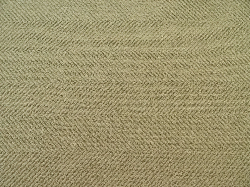 VALDESE JUMPER MOCHA TAN HERRINGBONE CHENILLE UPHOLSTERY FABRIC $14.99/YD BTY   - Image 2 of 4