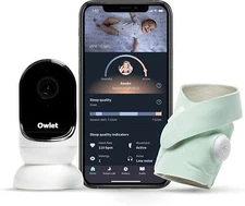 Owlet Dream Duo Smart Baby Monitor HD Video Baby Monitor w Camera and Dream Sock