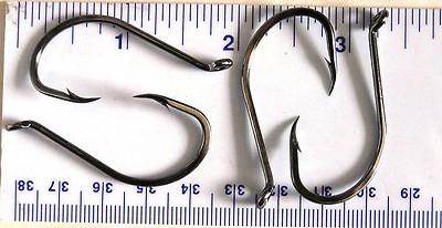 50 VMC 9299BN Black Octopus Live Bait Fish Fishing Hooks 6/0 - Made in France