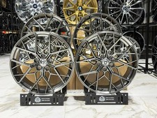 19 Hre Hyper Silver 19x8.5 19x9.5 Concave Wheels Rims Fits Bmw Replica 5x120