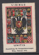 Cinderella: Germany and Austria: Viribus Unitis, Wien, Feb 1915